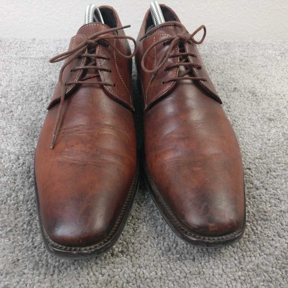 To Boot New York Adam Derrick Mens Size 8 Shoes Brown Leather Lace Up Oxford